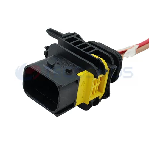 Auto Parts Automotive Waterproof Connector for Mercedes-Benz 3-pin Male Plug 1-1670730-1 - image 2